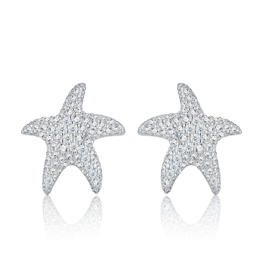 Tuesday Starfish Moissanite Earrings