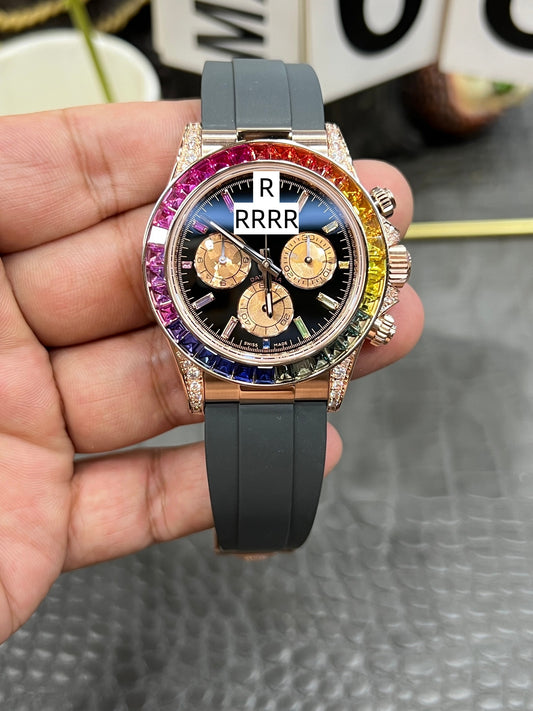 Rainbow Chronograph 40mm Automatic(Multiple color options)