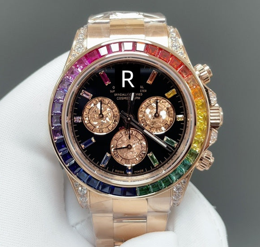 Rainbow Chronograph 40mm Automatic(Multiple color options)